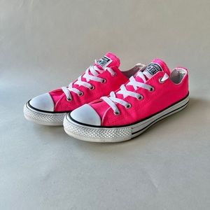 Youth Converse Chuck Taylor Neon Pink All Star